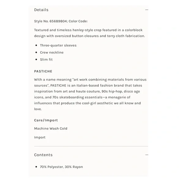 free people // pastiche jules towel crop top nwot - Picture 4 of 10